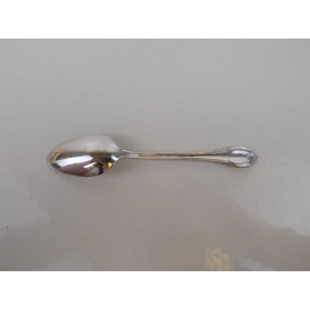 1847 Rogers Bros Remembrance TEASPOON Spoon One (1) International Silver Plate